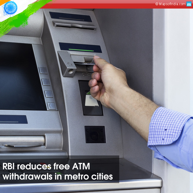 RBI reduces free ATM withdrawals