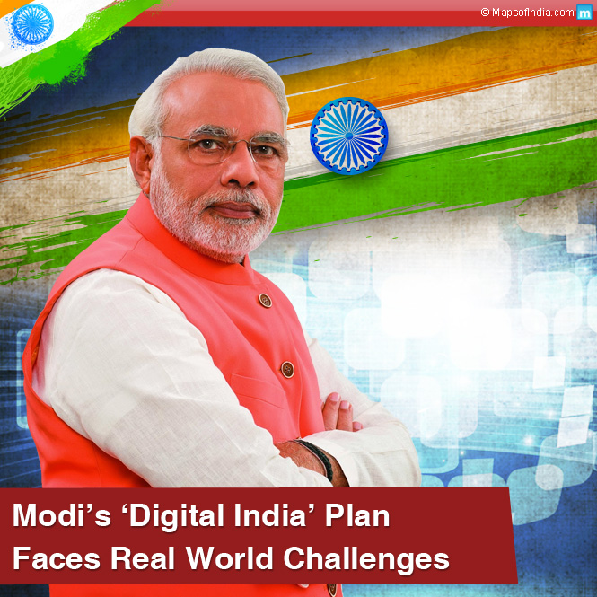 Modi’s ‘Digital India’ Plan Faces Real World Challenges