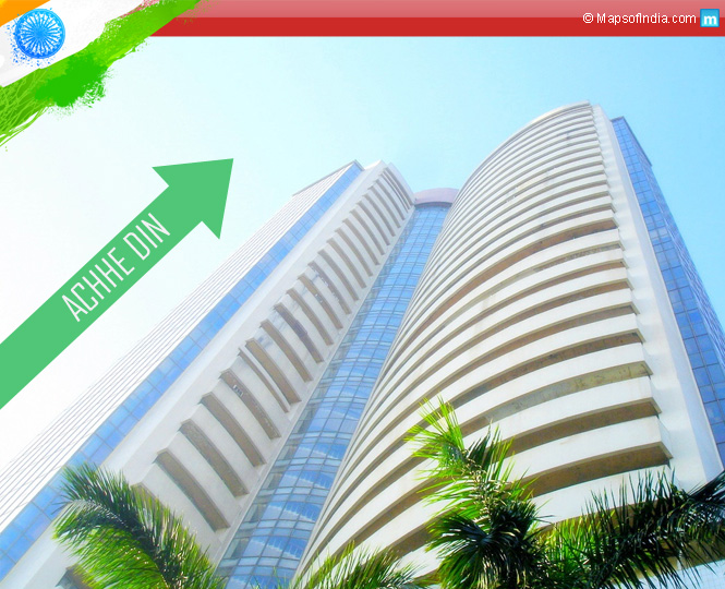 Achhe din at the Sensex