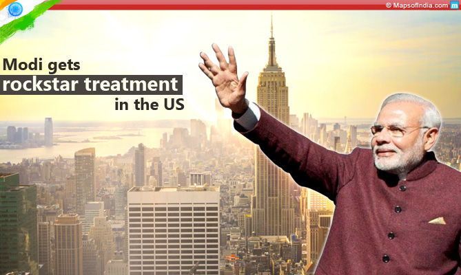 Modi at Madison Square Garden New York
