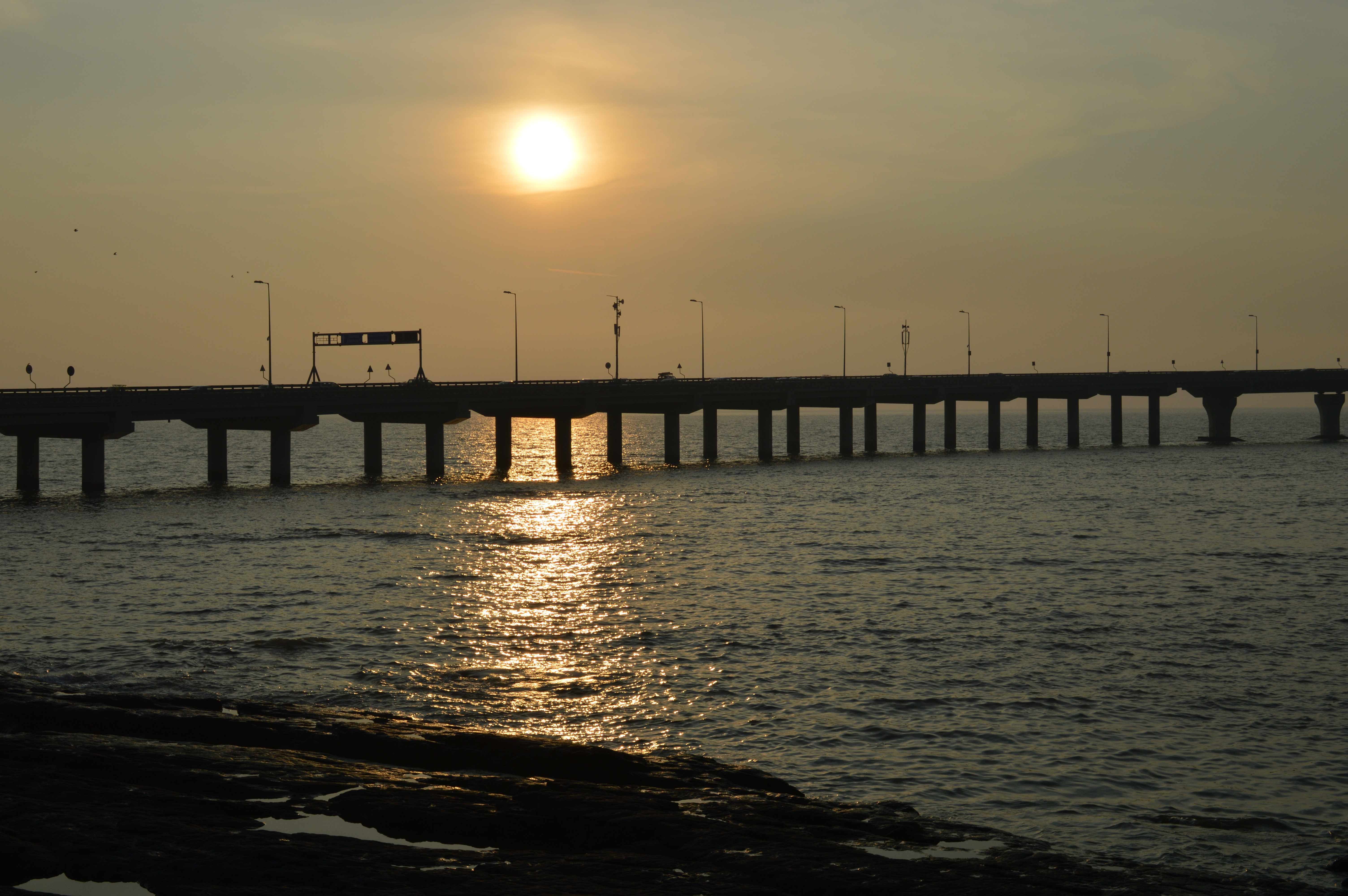 Worli-sea-link-by-the-sun