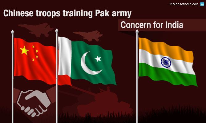 Chinese troops training Pak army, a concern for India