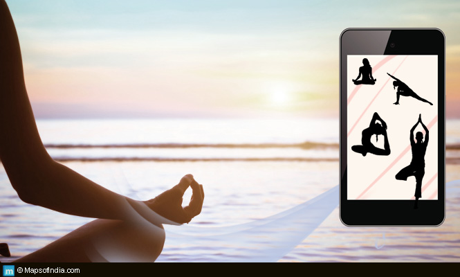 Yoga App on mobile