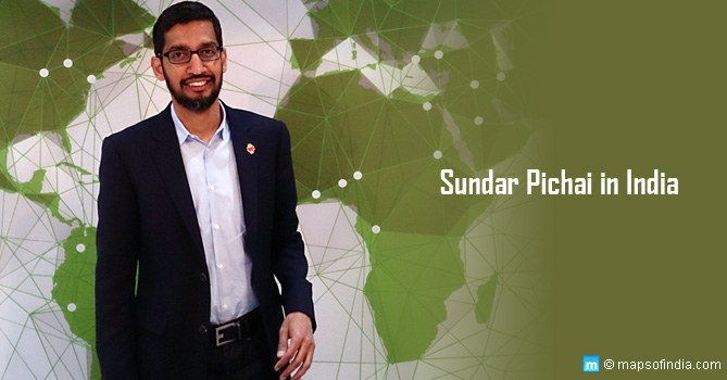 Google CEO Sundar Pichai in India