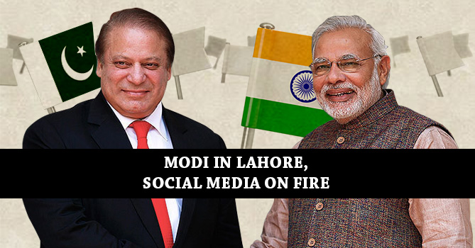 PM Modi in Lahore, Pakistan