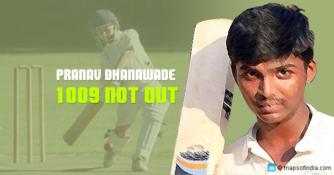 Pranav Dhanawade smashes records by scoring 1009 runs in a single innings