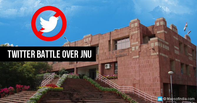 Twitter Battle Over JNU