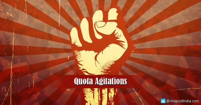 Quota Agitations In India