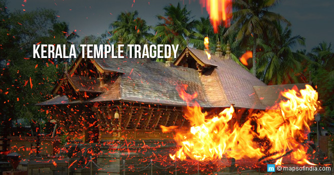 Temple Fire Tragedy At Kollam, Kerala