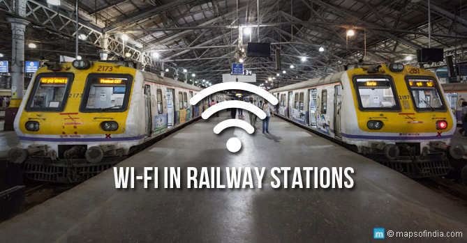 Free Wi-Fi Railway Stations in India