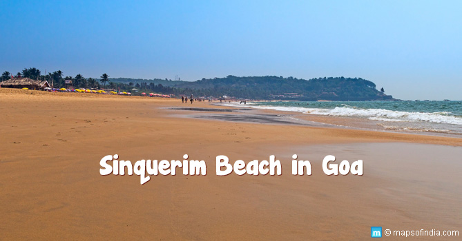 Sinquerim Beach in Goa