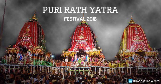 Puri Rath Yatra Festival 2016