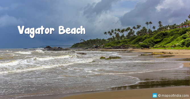 Vagator Beach in Goa