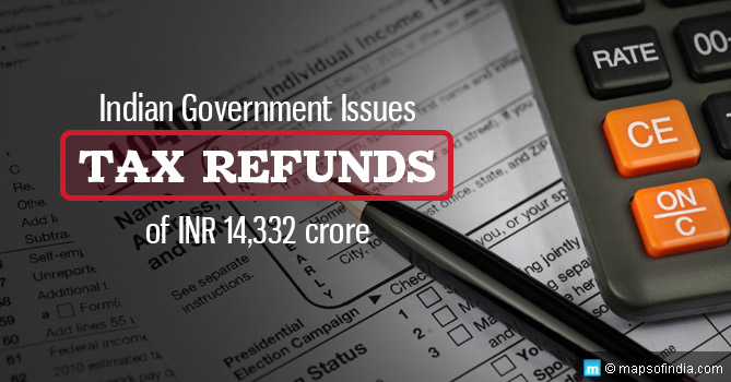 Tax Refunds of INR 14,332 crore Issued in 2016-17