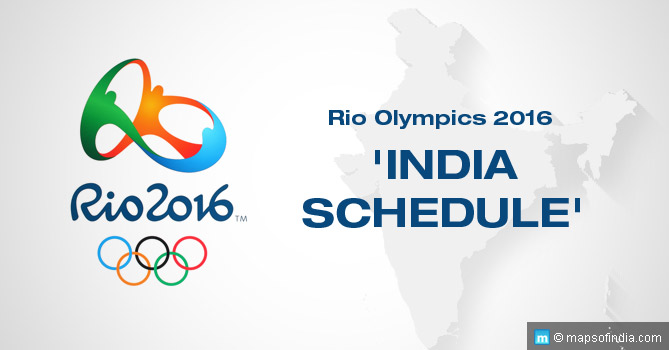 Rio Olympics 2016 India Schedule Time Table