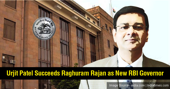 Urjit Patel New RBI Governer