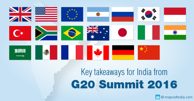 Key takeaways for India from G20 Summit 2016