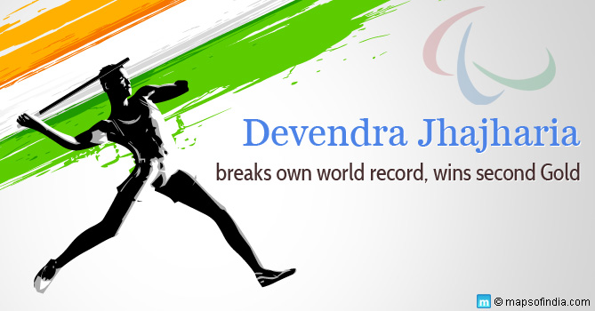 Javelin thrower Devendra Jhajharia