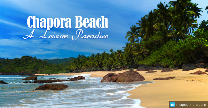 Chapora Beach in Goa