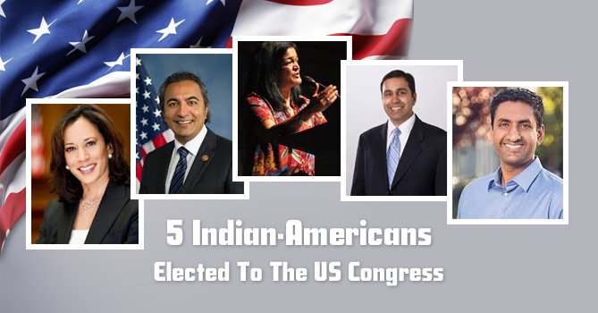 Five Indian Americans Elected to the US Congress