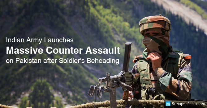 Indian Army Launches Counter Assault