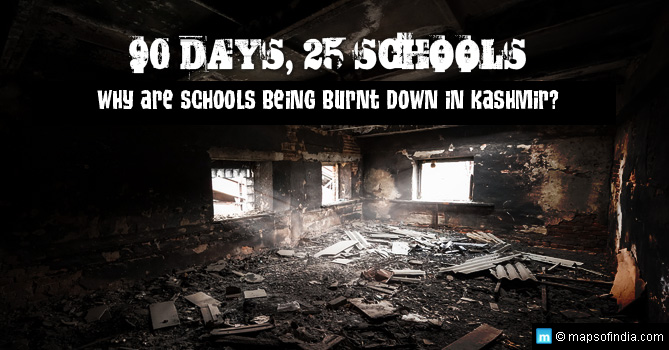 Why are schools being burnt down in Kashmir?