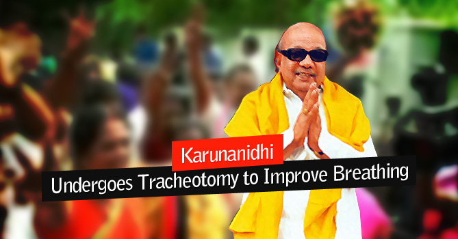 Karunanithi Hospitalized