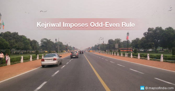 Kejriwal imposes Odd Even Rule