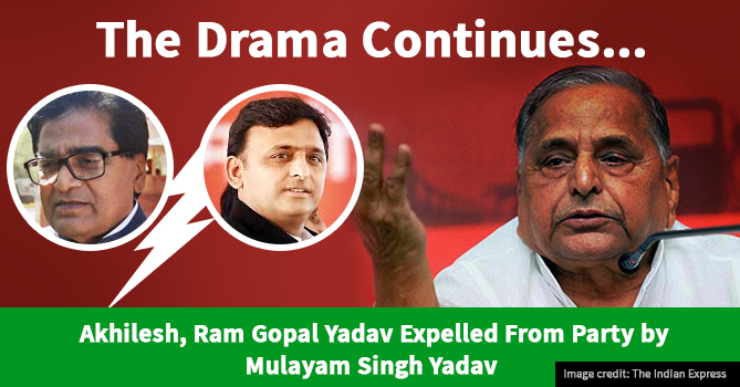Mulayam - Samajwadi Party Drama