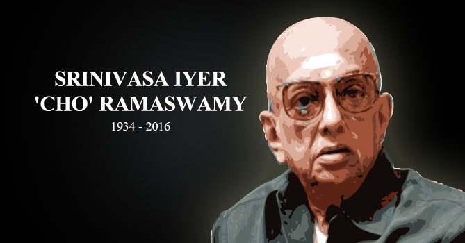 Sriniwas Iyar Cho Ramaswamy 1934-2016