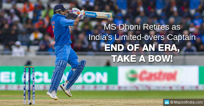 MS Dhoni Retires as India's Limited Overs Captain