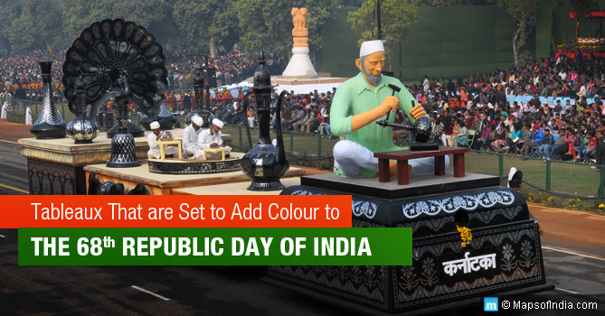 Tableaux Add True Colour to the 2017 Republic Day of India