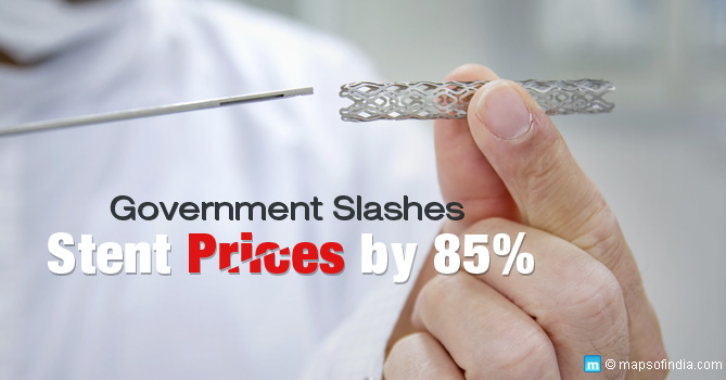 Government Slashes Stent Prices
