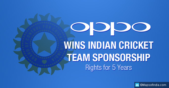 OPPO Wins Indian Cricket Team Sponsorship