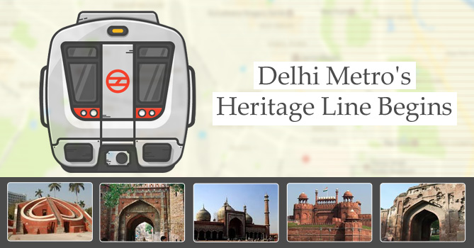 delhi metro's heritage line