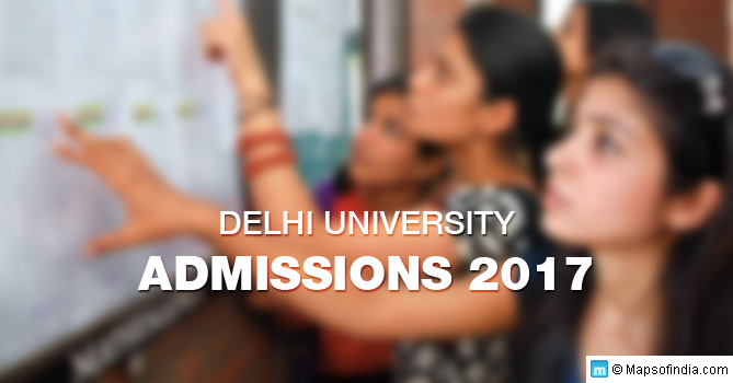 delhi university admissions 2017