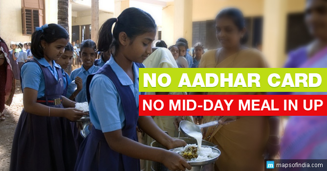 Yogi Adityanath Government Makes Aadhaar Card Mandatory For Midday Meal