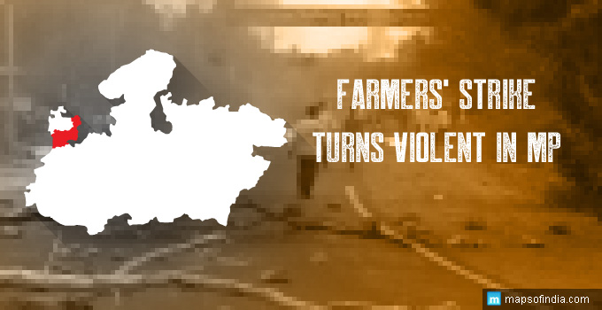 farmers strike at mandsaur