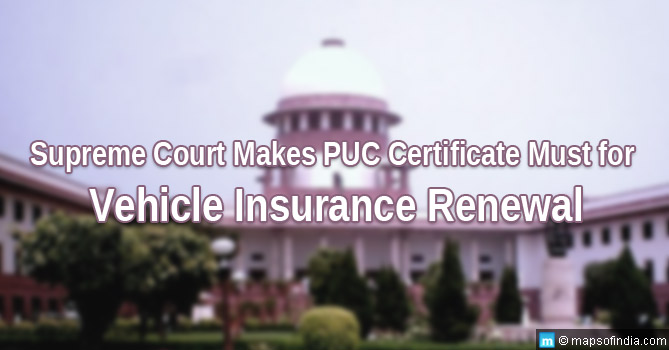 SC Makes PUC Certificate Mandatory For Auto Insurance