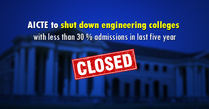AICTE to Shut Down Engineering Colleges With Low Admissions