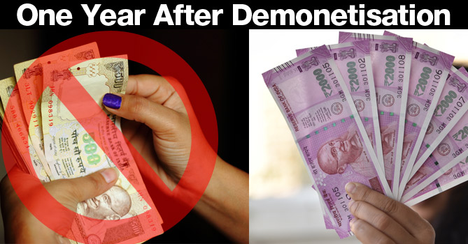 Demonetisation Anniversary