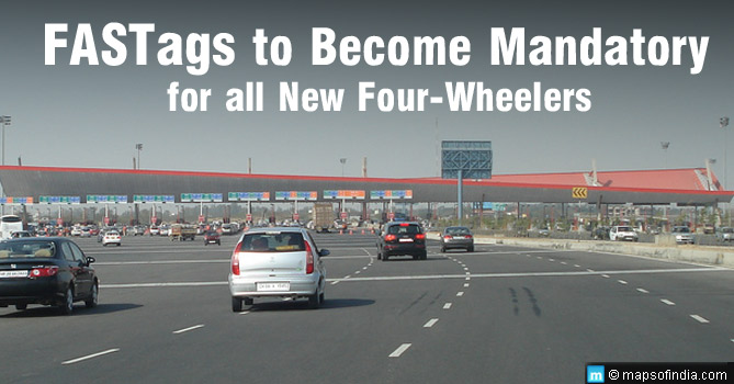 FASTag mandatory for all new four-wheelers from December 1