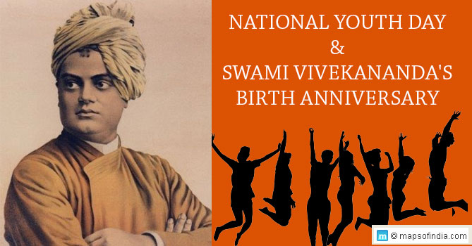 Why is National Youth Day celebrated on Swami Vivekananda's birth anniversary?