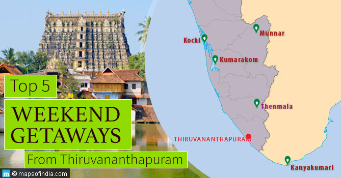 Top 5 Weekend Getaways from Thiruvananthapuram