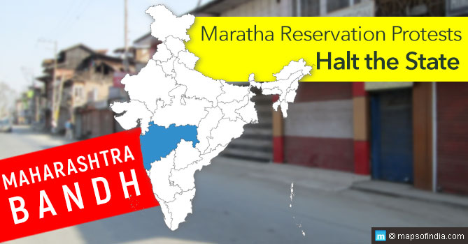 Maharashtra Bandh Maratha Reservation Protests halt the State