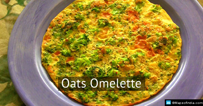 Nutritional Breakfasts: Power Packed Healthy Oats Omelette Recipe