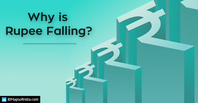 Why is Rupee falling