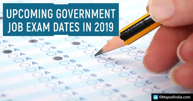 Government Job exam dates to be conducted in 2019