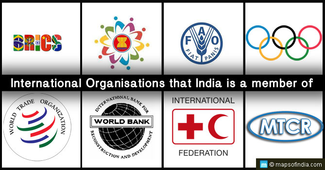 International Organisations in which India is a member
