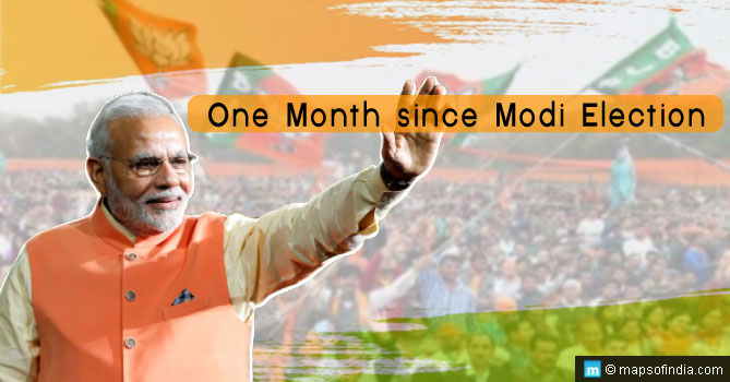 One Month since Modi Election